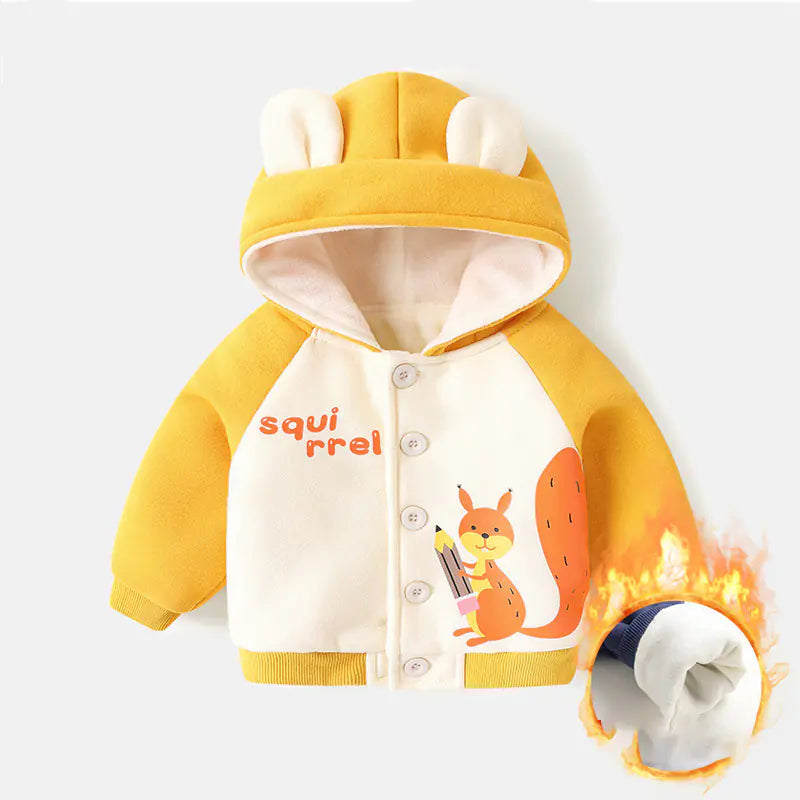 Infant Winter Fleece Hoodie for Boys and Girls