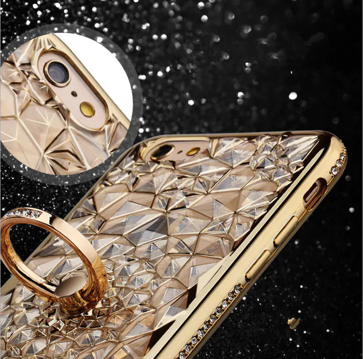 Electroplated Diamond Grip iPhone Cover