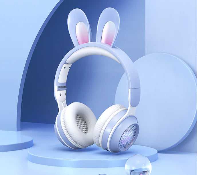 Bunny Beat Wireless Kids' Headphones with RGB