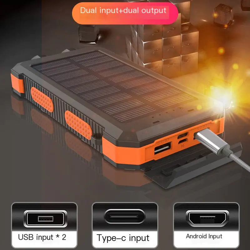 Eco Trek Solar Charger 20000mAh with Compass