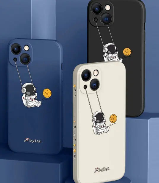 Astronaut Theme iPhone Soft Case