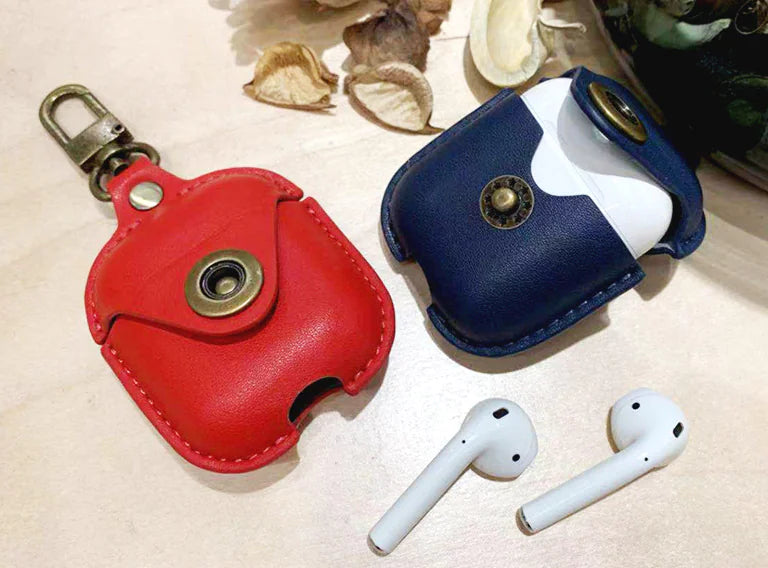 AirPods Leather Protector - Durable Bluetooth Case