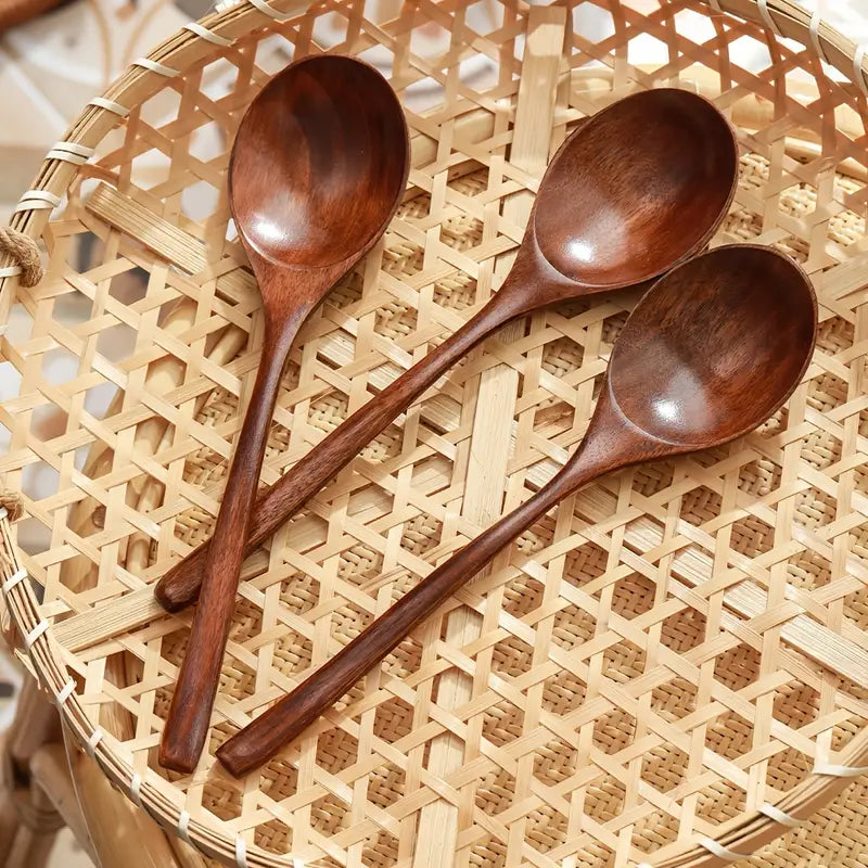 Chic Nanmu Wood Kitchen Spoon