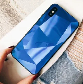 Vibrant 3D Mirror Diamond Case for Couples