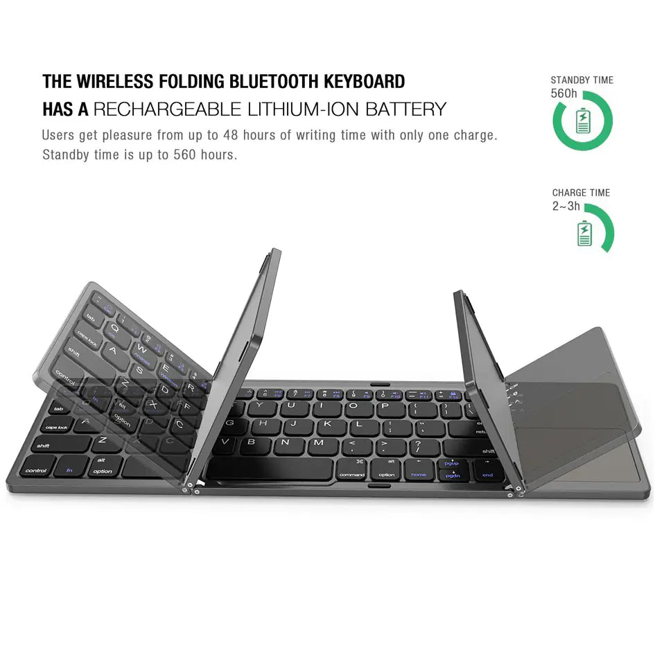 PocketFold Wireless Bluetooth Keyboard BO33